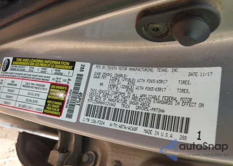 2017 Toyota Tacoma Trd Sport from USA, damaged, VIN 5TFCZ5AN6HX121662